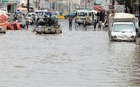 الأمم المتحدة تكشف حصيلة الضحايا و الأضرار جراء الفيضانات في اليمن