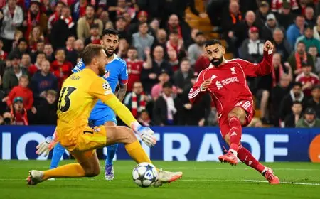 صلاح متوهج.. ليفربول يحسم الشوط الأول أمام أتلتيكو مدريد بثنائية