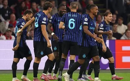 إنتر يعود بانتصار ثمين على آياكس في دوري أبطال أوروبا