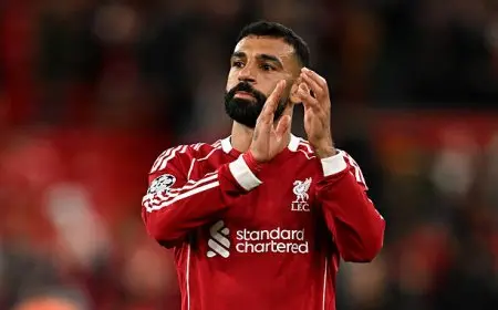صلاح يقتحم قائمة العظماء العشرة في دوري أبطال أوروبا