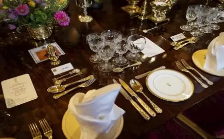 ماذا تناول ترامب على مائدة الملك في بريطانيا؟ وما دلالته الرمزية؟