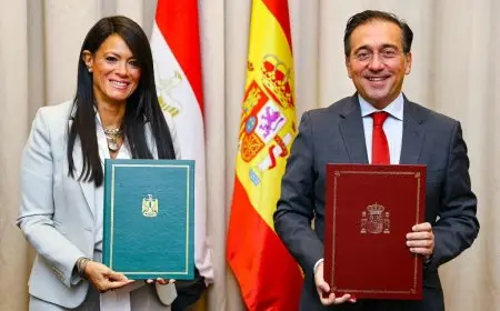 مصر وإسبانيا توقعان اتفاقية الشراكة من أجل التنمية (2025-2030) الأولى من نوعها لدفع جهود التنمية الاقتصادية