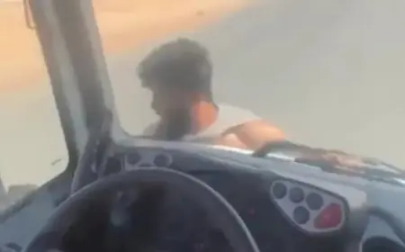 ليبيا.. فيديو لسائق يترك شاحنته تسير بلا تحكم يثير غضبًا واسعًا