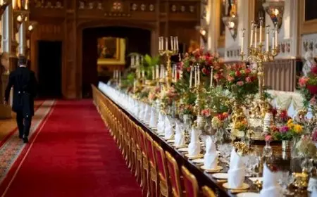 بين الفخامة والسياسة..ماذا تضمنت قائمة عشاء ترامب الفاخرة في قلعة وندسور؟