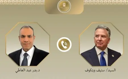 وزير الخارجية لـ ويتكوف: أهمية بالغة لوضع حد للعمليات العسكرية الإسرائيلية