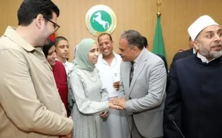 محافظ الشرقية يكرم 90 متفوقا من أوائل الشهادات العامة والفنية والأزهرية