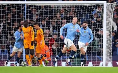 رودري وهالاند أساسيان في تشكيل مانشستر سيتي أمام نابولي