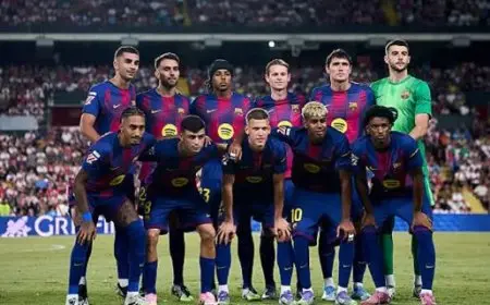 راشفورد وليفاندوسكي في المقدمة.. تشكيل برشلونة لمواجهة نيوكاسل