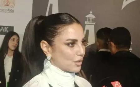 درة: سعيدة بتكريمي في مهرجان بورسعيد السينمائي الأول