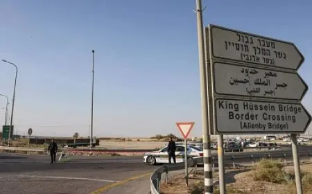 إسرائيل تغلق المعبر الوحيد بين الضفة والأردن