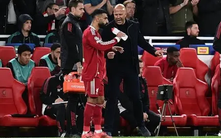 سلوت: أداء صلاح أمام أتلتيكو مدريد كان ممتعا