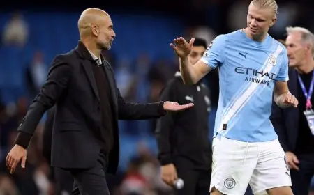 جوارديولا: هالاند وميسي ورونالدو من كوكب آخر