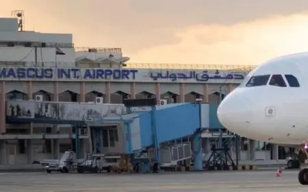 تركيا ترسل أنظمة ملاحية متطورة إلى مطار دمشق الدولي