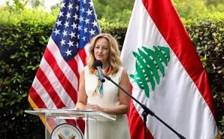 السفيرة الأمريكية في بيروت تدعو إلى احتكار الدولة للسلاح