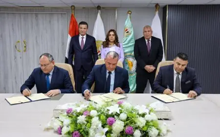 وزيرا التنمية المحلية والزراعة ومحافظ الوادي الجديد يشهدون توقيع بروتوكول لإنشاء أول مركز متكامل لإنتاج الحرير الطبيعي