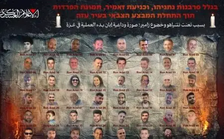 القسام تنشر صورة “وداعية” للأسرى الإسرائيليين