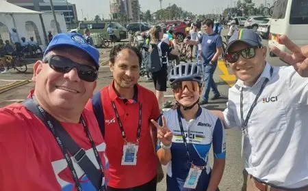 منتخب الدراجات يشارك في البروفة الأخيرة قبل انطلاق بطولة العالم برواندا