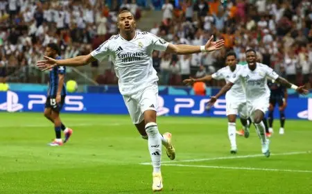 مبابي يقود هجوم ريال مدريد أمام إسبانيول في الليجا