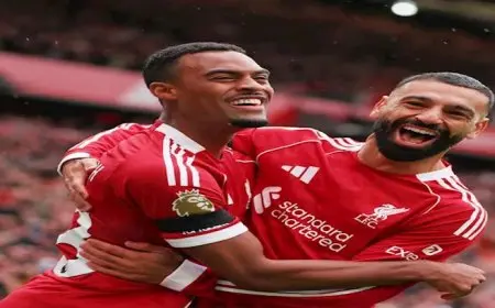 محمد صلاح يصنع في فوز ليفربول على إيفرتون بالدوري الإنجليزي