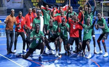 كينيا تفوز ببرونزية بطولة إفريقيا لشباب الكرة الطائرة