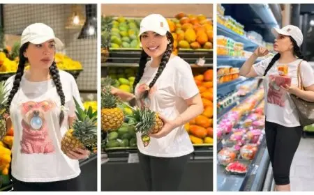 رحلتها مع الدايت.. عبير صبري تثير الجدل بجلسة تصوير في “السوبر ماركت”