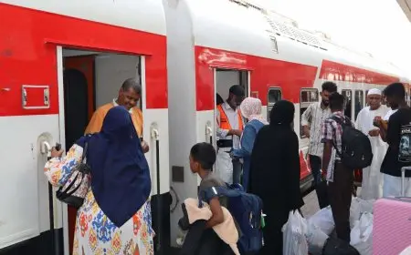 السكة الحديد: تسيير الرحلة الثامنة عشر لقطارات العودة الطوعية للأشقاء السودانيين