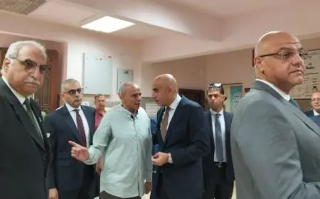 وزير التربية والتعليم ومحافظ القليوبية يتفقدان مدارس المحافظة في أول يوم دراسي