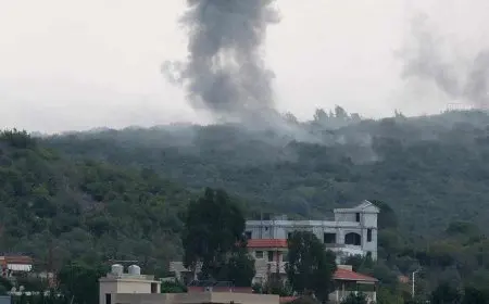 5 شهداء بينهم 3 أطفال بغارة إسرائيلية على مدينة بنت جبيل جنوبي لبنان