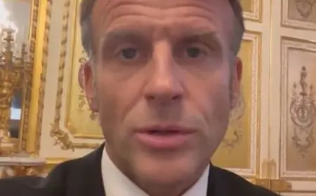 ماكرون: فرنسا تريد وقفا فوريا لإطلاق النار وحل الدولتين هو السبيل للسلام