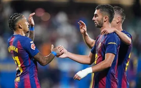 برشلونة يسحق خيتافي بثلاثية في الدوري الإسباني