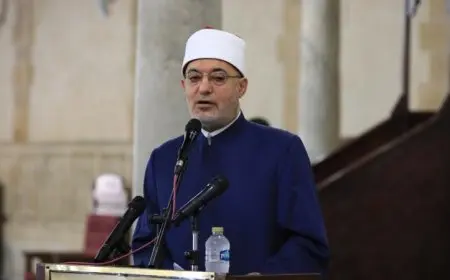 مفتي الجمهورية: السلام العادل والشامل لا يتحقق إلا بإحقاق الحقوق ونصرة المظلومين