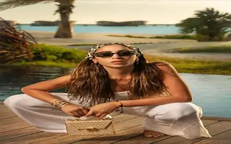 بإطلالة جريئة.. أحدث ظهور لـ دينا الشربيني أمام البحر والجمهور يعلق(صور)