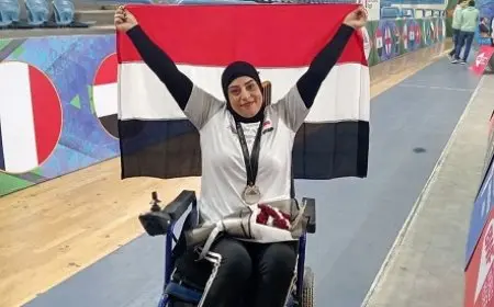 البارالمبية تنعى وفاة هدى شكرى لاعبة الريشة الطائرة