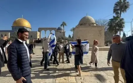 400 متطرف إسرائيلي يقتحمون المسجد الأقصى ويؤدون طقوسا تلمودية بمناسبة رأس السنة العبرية