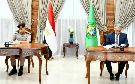 إدارة الإشارة بالقوات المسلحة والإسماعيلية توقعان بروتوكول خدمات الشبكة الوطنية للطوارئ والسلامة العامة