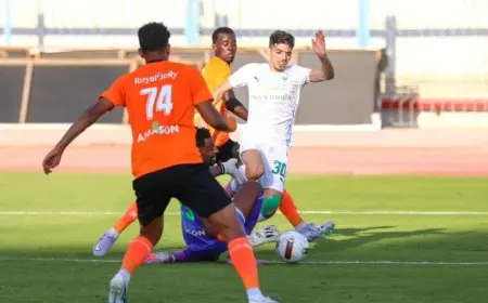 المصري يتعادل مع فاركو في الدوري