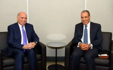وزير الخارجية يلتقي نظيره العراقى على هامش أعمال الجمعية العامة للأمم المتحدة