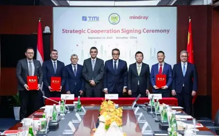 وزير الصحة يبحث مع الرئيس التنفيذي لشركة Mindray التعاون في دعم توطين الصناعات الطبية