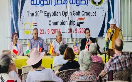 2500 دولار.. إعلان تفاصيل بطولة مصر الدولية للكروكيه