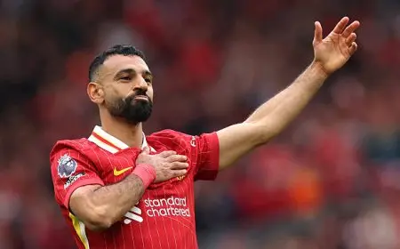 للمرة الخامسة.. محمد صلاح ضمن قائمة العظماء العشرة في سباق الكرة الذهبية