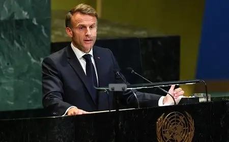 ماكرون: نخشى تعريض اتفاقيات أبراهام وكامب ديفيد للخطر بسبب تصرفات إسرائيل