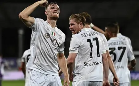 نابولي يعزز صدارته للدوري الإيطالي بفوز صعب على بيسا