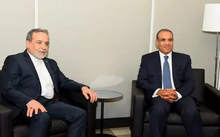 وزير الخارجية يلتقي بنظيره الإيراني على هامش أعمال الجمعية العامة للأمم المتحدة