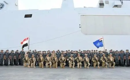 وصول عناصر من القوات البحرية المصرية إلى تركيا للمشاركة في ا تدريببحر الصداقة – 2025