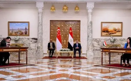 مصر توقع مذكرة تفاهم مع مؤسسة التعاون السنغافورية لتعزيز التعاون الاقتصادي في مجالات الطاقة المتجددة