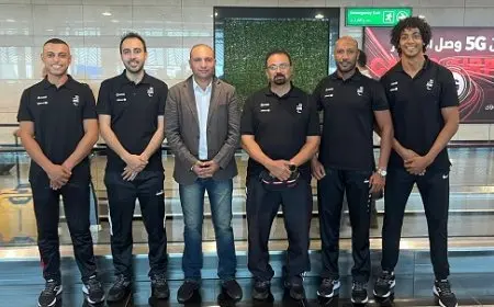 بعثة ألعاب القوى البارالمبي تغادر القاهرة للمشاركة فى بطولة العالم بالهند