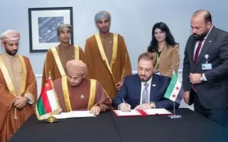 سوريا وسلطنة عمان توقعان اتفاقية خدمات النقل الجوي