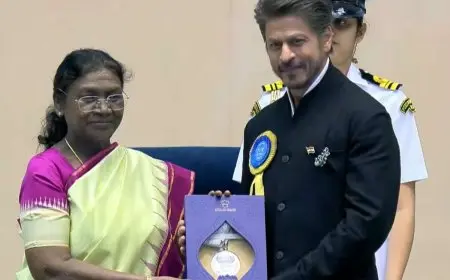 شاروخان يُتوَّج بأول جائزة وطنية خلال مسيرته عن دوره في فيلم Jawan