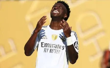 ريال مدريد يضغط على فينيسيوس لحسم مستقبله سريعًا.. والنادي يرفض تعديل الراتب