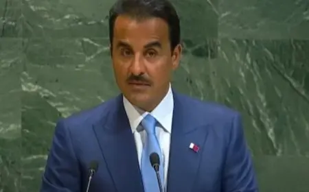 أمير قطر: تراجع منطق النظام الدولي أمام منطق القوة يعني السماح بتسيد منطق الغاب